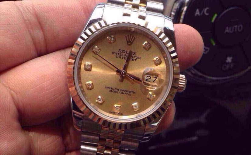 rolex oyster perpetual date fake vs real